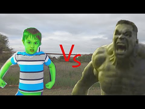 Hollywood Hulk vs real life Hulk banana transformation