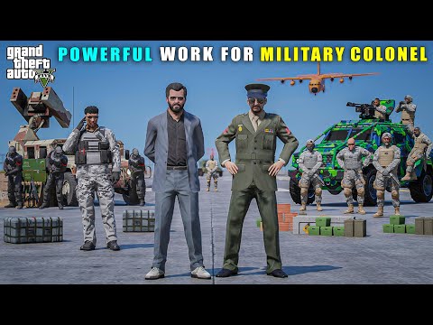 Michael Committed Powerful Work For Military Colonel | Gta V Gameplay