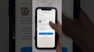 iOS 27 developer beta 7 update iPhone 11  #vairal￼