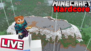 Destroying another Mountain in my Hardcore Minecraft World!