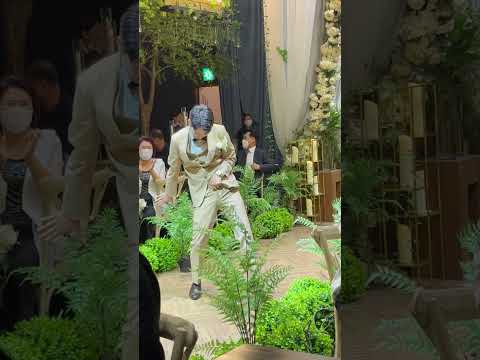 Best groom's entrance EVER