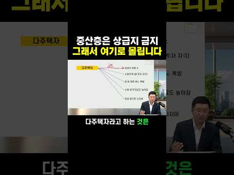 중산층은 상급지 금지, 그래서 여기로 몰립니다