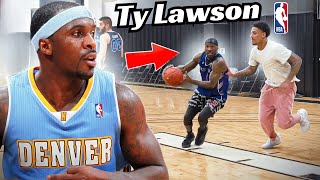 SNEAKING Former NBA Player Ty Lawson  Into A Men's League...