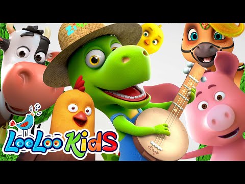 DINO VERSION - OldMacDonald had a FARM  - ZIGALOO HAD A FARM - Kids Songs for Kids