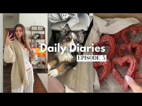 a few days in my life, new PJs, fragrance, groceries, treats | daily diaries ep. 5