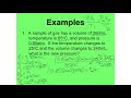Understanding the Combined Gas Law