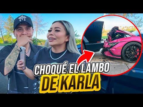 CHOQUÉ EL LAMBORGHINI DE KARLA CON MI CYBERTRUCK | ManuelRivera11