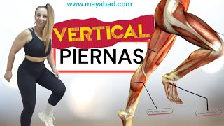 vertical 1763 - CARDIO con Ejercicios para PIERNAS - 10 minutos - video May Abad