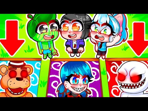 NO ELIJAS EL AGUJERO EQUIVOCADO EN MINECRAFT❌LADYBUG VS SCP096 VS FREDDY  SRJUANCHO ROLEPLAY