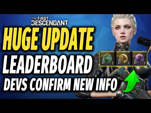 NEW LEADERBOARD & HUGE Update Void Erosion Purge - The First Descendant Hotfix 1.2.5