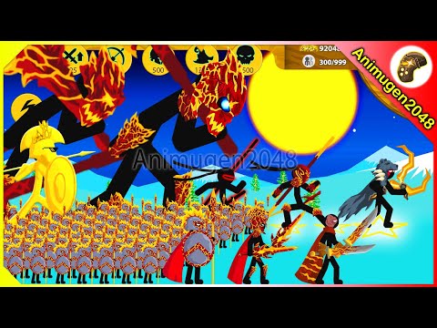 NEW EPIC FINAL BOSS LAVA, SICKLE BEAR, WRATHNAR, SHADOWRATH | Stick War Legacy Mod | Animugen2048