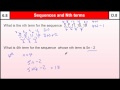 Finding nth Terms of Sequences
