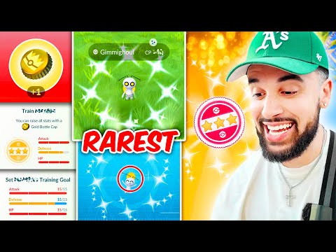 CATCHING THE RAREST SHINY EVER + USING GOLD BOTTLE CAP