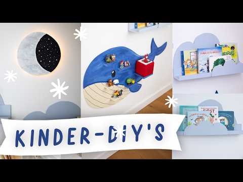 DIY's fürs Kinderzimmer selber machen | IKEA Hack Bücherregal, Tonie-Regal & Nachtleuchte |TRYTRYTRY