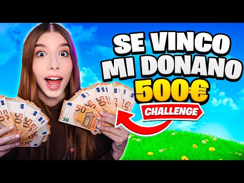 MI REGALANO 500€ se VINCO LA PARTITA in RANKED UNREAL! 💰 FORTNITE ITA