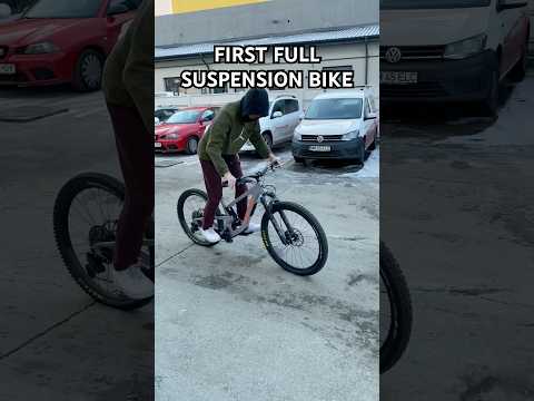 First FULL-SUSPENSION MTB Bike #bike #bicycle #mtb #mountainbike #downhill