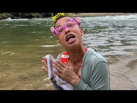 Cuando ibas a lavar ropa al río #humor #comedia #viral