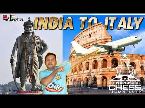 World Cadets Chess Championship Vlog: Journey from India to Italy