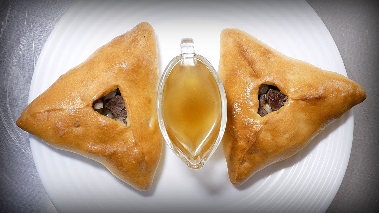Эчпочмак. Пирожки с мясом и картошкой с кучей бульона внутри