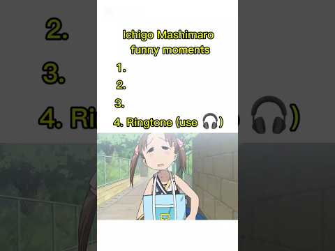 Ichigo Mashimaro funny moments. #anime