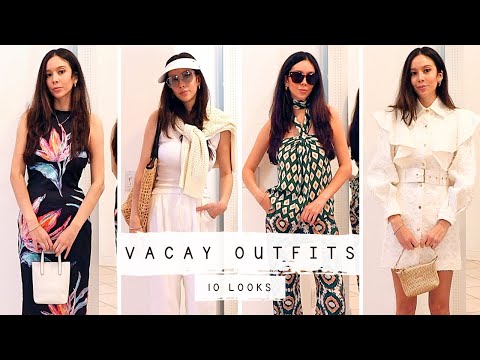 Tropical Vacation Outfits & How To Style | 10 Beachwear Looks | Summer Fashion