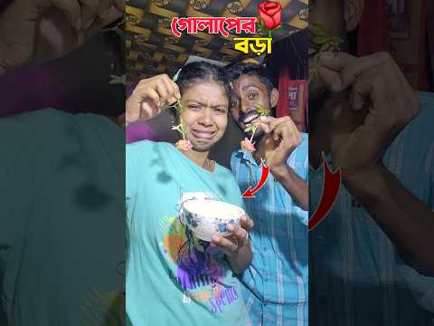Ex এর দেওয়া গোলাপের বড়া বানিয়ে দিলো ভাই 🤬.... #shorts #minivlog #trending #viralvideo
