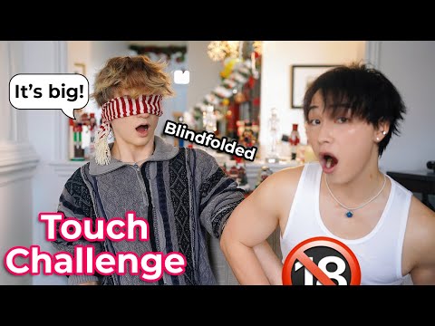 I Want To Touch Your... 🥺 Blindfolded Touch My Body Challenge 💕 Cute Gay Couple