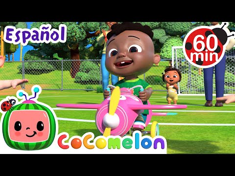Canción del avión ✈️ Canciones Infantiles🎵| Juega y aprende | Moonbug Español | Cocomelon
