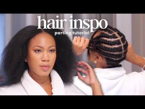 DETAILED Parting Tutorial | How To Get The Perfect Parts for Braids