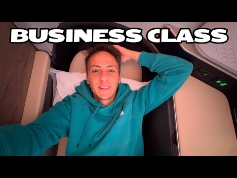 VOLO in BUSINESS CLASS per la PRIMA VOLTA 🤩💰