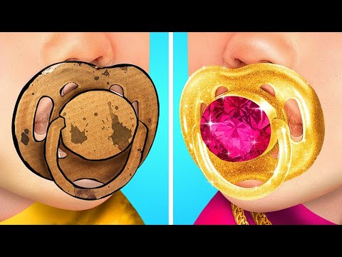 Cheap vs Expensive Parenting Hacks by Challenge Accepted