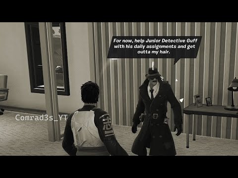 Talk to Noir on the top floor Fortnite - Talk to Noir to accept the first case