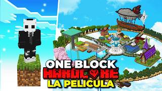 Sobreviví en ONE BLOCK Hardcore Minecraft PELÍCULA