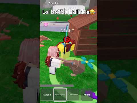 Taming New Cute and Unkillable Animal 99 nights in the forest #99nightintheforest #roblox #99nights