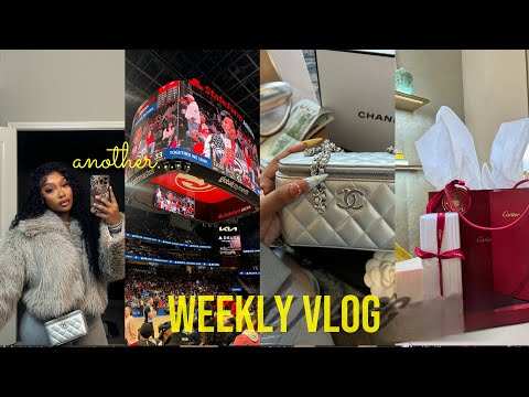 NEWYEARS vlog! NBA game  + I got a CHANEL BAG + Christmas festivities + pack for trip +NYE & more