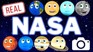Real NASA Images from Our Solar System. Space For Kids. Planets