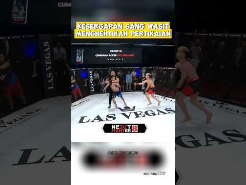 KESERGAPAN WASIT MENGHENTIKAN PERTIKAIAN #mma #ufc #boxing