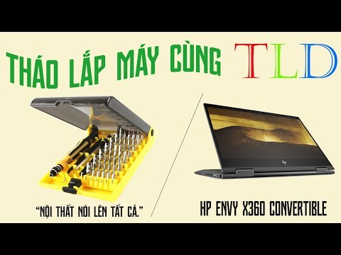 (VIETNAMESE) Hướng Dẫn Tháo Lắp Laptop HP Envy 13 X360 Convertible