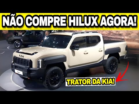 🚨 LANÇAMENTO: KIA TASMAN É A NOVA RIVAL DA HILUX NO BRASIL!