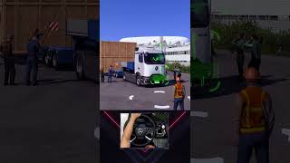 Vận chuyển hàng "khủng lồ" bằng đầu kéo điện Mercedes - ETS2 #shorts