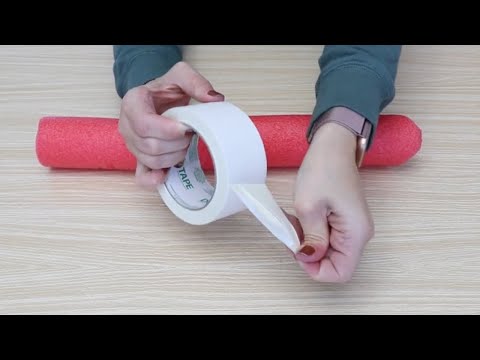 She wraps tape around a pool noodle for this GENIUS front porch idea!