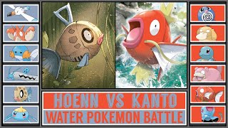 HOENN vs KANTO | Water Base Pokémon Battle