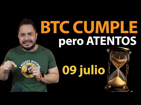 🟠BITCOIN en MÁXIMOS ANTES del 9 JULIO