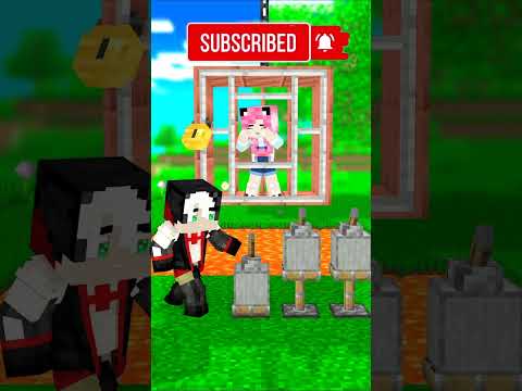 REDHOOD SHORTS 1: REDHOOD THỬ THÁCH GIẢI CỨU MỀU KHỎI HỒ LAVA TRONG MINECRAFT* REDHOOD #shorts