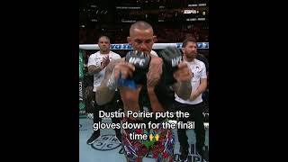Poirier lays down his gloves #UFC318