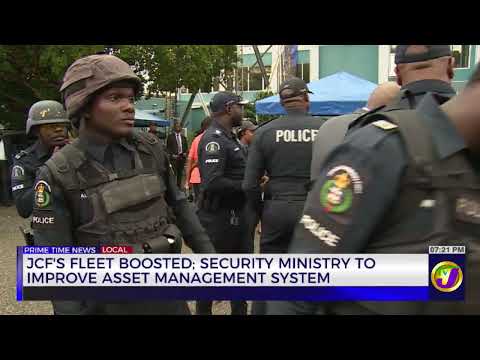 YouTube video thumbnail: JCF's Fleet Boosted: Security Ministry to Improve Asset Management System