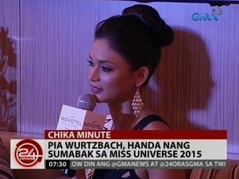 Pia Wurtzbach Handa Nang Sumabak Sa Miss Universe 2015 Videos GMA