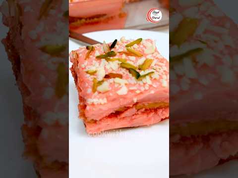 No Bake Rose Malai Cake 🍰❤️न केक का सामान न ओवन मोल्ड चाहिए सिर्फ 8मिनट में क्रीमी शाही मलाई केक