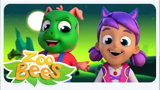 Halloween Songs for Kids 🎶 | Ha Ha Halloween en Español | Zoobees