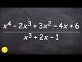 Understanding Polynomial Division